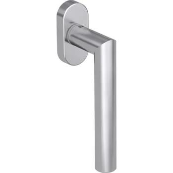 Dveřní kování GK - DK - LUCIA - R klika na eurookno BN - Broušená nerez (71)