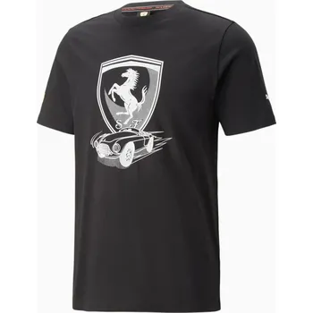 Pánské tričko FERRARI triko PUMA Tonal black - S