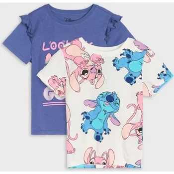 Sinsay - Sada 2 triček Stitch - mid blue - 064GA-52X - 064GA-52X-110