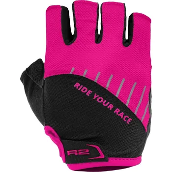 Cyklistické rukavice R2 Hoppy ATR48 - růžová - 14Y - 2024