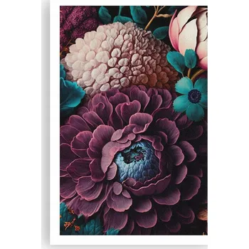 Obraz Obraz plakát do obýváku, ložnice 61x91 květy, plakáty na zeď bez rámu