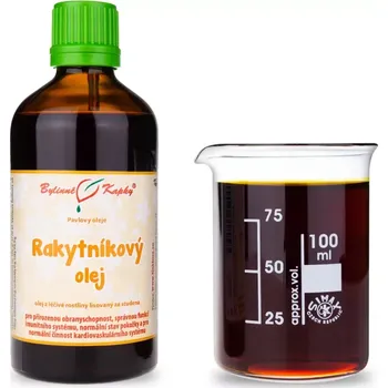 Rostlinný olej Rakytníkový olej 100 ml - přírodní za studena lisovaný (přírodní beta karoten)