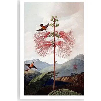 Obraz Obraz plakát do obýváku ložnice 61x91 květinový foto plakát na zeď bez rámu