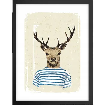 Obraz Obraz plakát v černém rámu do obýváku 30x40 abstrakce plakáty na zeď