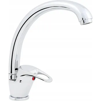 Vodovodní baterie Kuchyňská baterie stojánková Hydroland Atut stříbrná