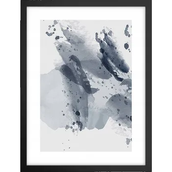 Obraz Obraz plakát v černém rámu do obýváku 30x40 abstrakce plakáty na zeď