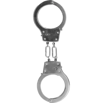 Metal Hand Cuffs - Silver