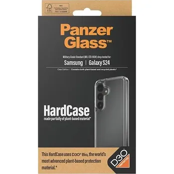 Náhradní díl pro mobilní telefon Kryt PanzerGlass Samsung Galaxy S24 HardCase D3O čirý