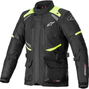 Moto bunda ALPINESTARS bunda ANDES V3 DRYSTAR black/fluo yellow - 4XL