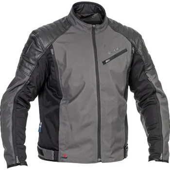 Moto bunda HALVARSSONS bunda SOLBERG dark grey/black - 60