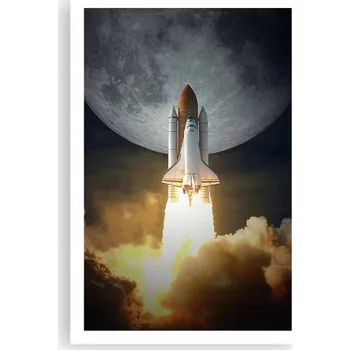 Obraz Obraz plakát do obýváku ložnice 61x91 měsíc plakáty na zeď bez rámu