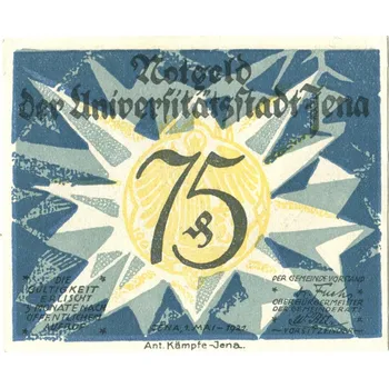 JENA. 75 Pfennig 1921.