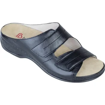 Dámská zdravotní obuv FEDORA 01080-938 zdravotní pratelná pantofle dámská černá kůže Berkemann Velikost: 38 (5)