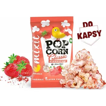 Mixit BIO popcorn – Jahoda do kapsy (13 g)