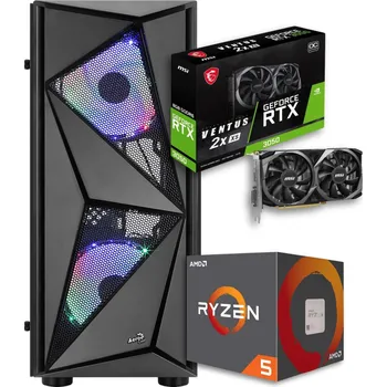 Stolní počítač Počítač BSG Striker Ryzen 5 3600 RTX 3050 8GB 32GB/1TB SSD Win 11