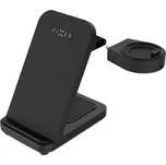 Nabíječka FIXED Powerstation pro Garmin s bezdrátovým nabíjením až pro 3 zařízení, 15W+5W+2.5W černá