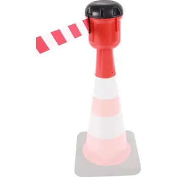 Výstražná páska Zahrazovací samonavíjecí pás na kužel 9 m