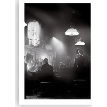 Obraz Plakát bez rámu do obývacího pokoje ložnice 50x70 bar moderní módní obraz