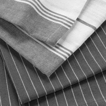 Utěrka Bavlněné kuchyňské utěrky GRAND CHEF, šedé, 2 kusy