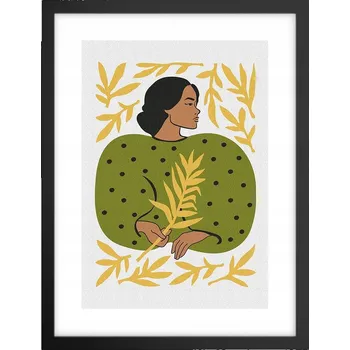 Obraz Obraz plakát v černém rámu do obýváku 30x40 portrét foto plakáty na zeď