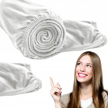 Prostěradlo PROSTĚRADLO Z BAVLNĚNÉHO BAVLNA 180X200 + 25CM BÍLÉ