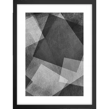 Obraz Obraz plakát v černém rámu do obýváku 30x40 abstrakce plakáty na zeď