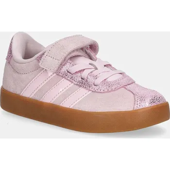 Chlapecká obuv Dětské semišové tenisky adidas VL COURT 3.0 JP7835 růžová 30X, EUR 31.5