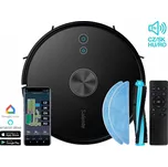 Salente L7, laserový robotický vysavač, stírání vodou, UVC dezinfekce, černý