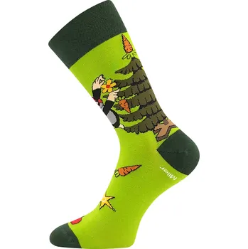 Pánské ponožky Ponožky Boma - KR 211, zelená 2 Barva: Zelená, Velikost: 43-46