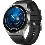 Huawei Watch GT 3 Pro 46mm, Světle šedé, Černý Fluoroelastomer řemínek