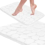 Koupelnová předložka 80x50 cm SPRINGOS LAVEA bílá