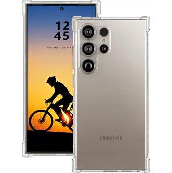 Pouzdro na mobilní telefon Zadní Kryt MBM pro Samsung Galaxy S22 Ultra bezbarvý