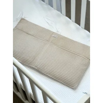 Příslušenství pro dětskou postel a kolébku Kapsář na dětskou postýlku - béžová vafle