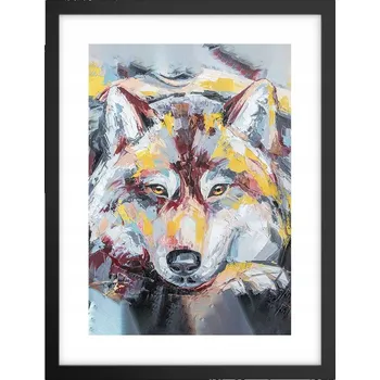 Obraz Obraz plakát v černém rámu do obýváku 30x40 abstrakce plakáty na zeď