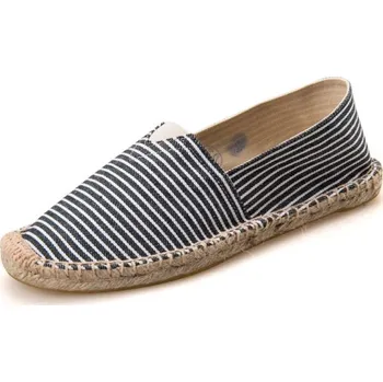 Dámské pantofle Max 912 Espadrilky textilní boty Stripes - modro bílá