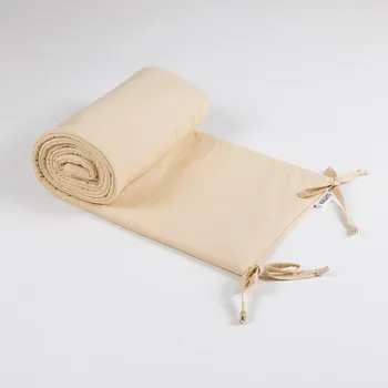 Tulimese Mantinel do postýlky jednobarevný béžový UMÍSTĚNÍ MANTINELU: MANTINEL KOLEM CELÉHO OBVODU POSTÝLKY S ODDĚLENOU BOČNÍ STRANOU, VOLBA ROZMĚRU POSTÝLKY: MANTINEL PRO ATYPICKOU POSTÝLKU