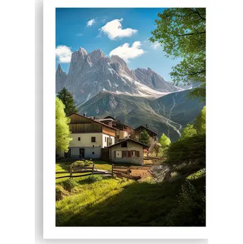 Obraz Plakát bez rámu do obýváku ložnice 50x70 hory moderní módní obraz