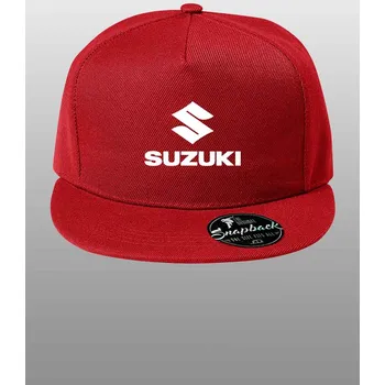 Kšiltovka Snapback kšiltovka Suzuki Barva: Červená