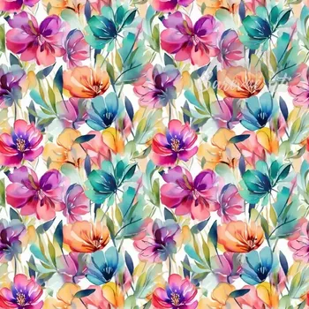 Silky, Barevné macešky (E)** (Lehká vzdušná šatovka)