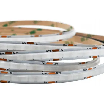 LED páska COB LED pásek PRO 12V 576 LED/m RGB barva PCB 8 mm IP20 5 m