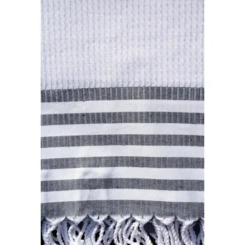 Ručník Peshtemal osuška Sara Bílá