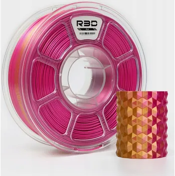 3D tisk R3D PLA Magic SILK 1.75mm 250g DUAL Color Růžovo-Zlatá Vícebarevná