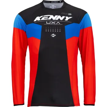 cyklistický dres KENNY dres TITANIUM 23 red/black - 2XL