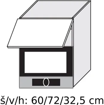 Kuchyňská skříňka horní QUANTUM BEIGE W2/60 MK - lava