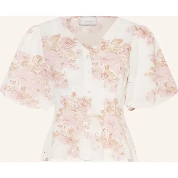 Dámská halenka Neo Noir Dámská Halenka Timra Z&nbsp;Děrované Krajky, růžová /...