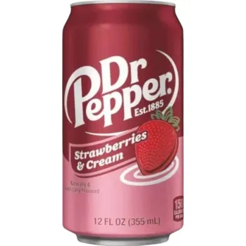 Limonáda Dr Pepper Strawberries Cream 355ml