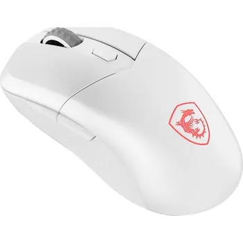 Myš MSI herní myš VERSA 300 Wireless White/ bezdrátová/ 8.000 dpi/ 2,4GHz/ BT5.3/ USB/ RGB podsvícení/ 6 tlačítek/ bílá