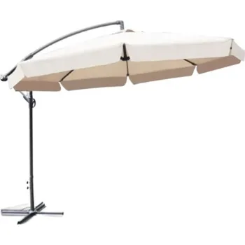 Stínicí technika Bestent Zahradní skládací krémový slunečník 350cm