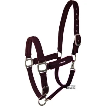 Ohlávka Lami-Cell -AURORA- - Tmavě šedá - Full