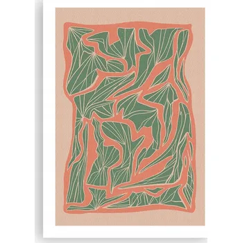 Obraz Plakát bez rámu do obýváku ložnice 50x70 boho moderní módní obraz